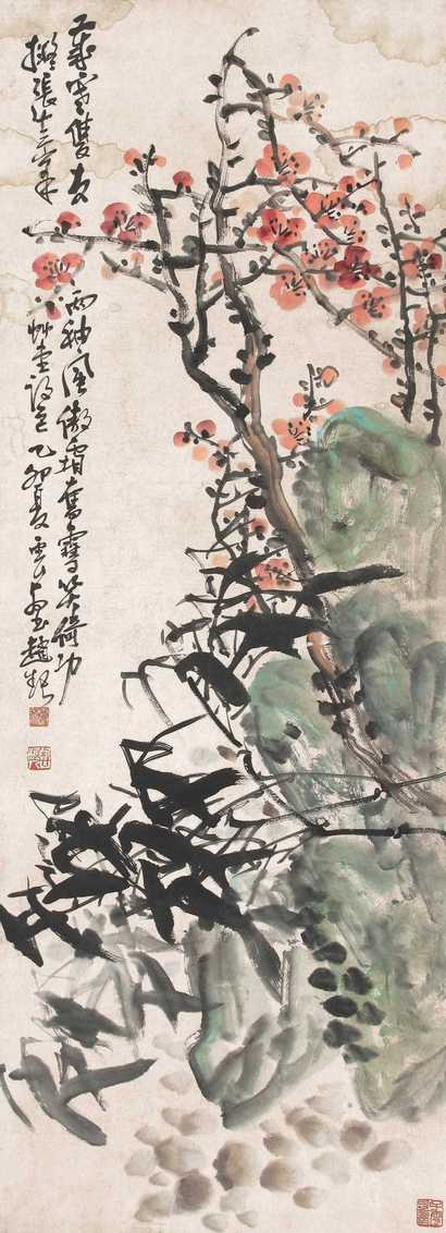 赵云壑 花卉 立轴